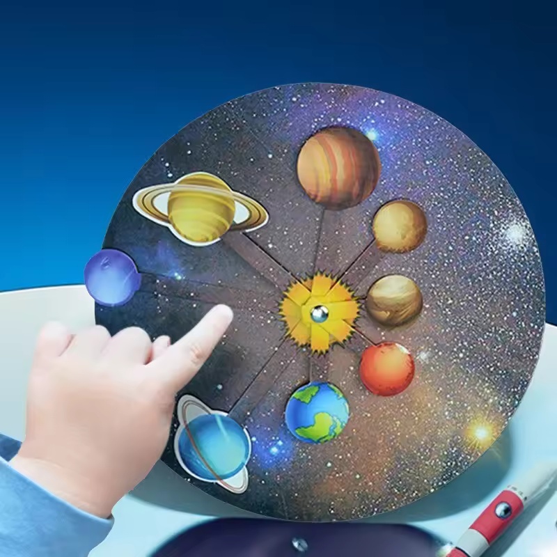 Solar System Model - ชุดประกอบระบบสุริยะจักรวาล DIY ของเล่นทดลองวิทยาศาสตร์ ของเล่นเสริมพัฒนาการเด็ก ของเล่นทดลองเทคโนโลยี STEM