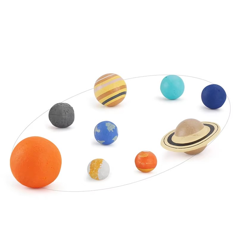 Solar System Model - แบบจำลองระบบสุริยะ ระบบดาวเคราะห์จักรวาล โลก จักรวาล โมเดล ฟิกเกอร์