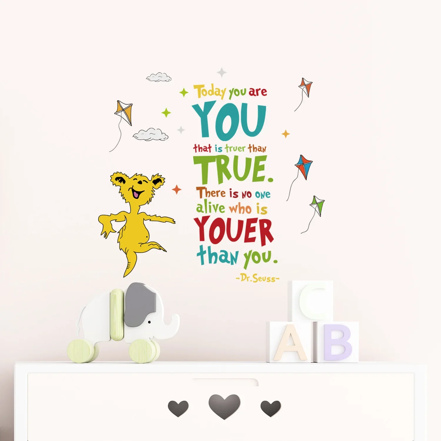 สติกเกอร์ติดผนังดร. เซอสการเรี - Inspirational Kids Education Quotes บทวิจารณ์และราคา
