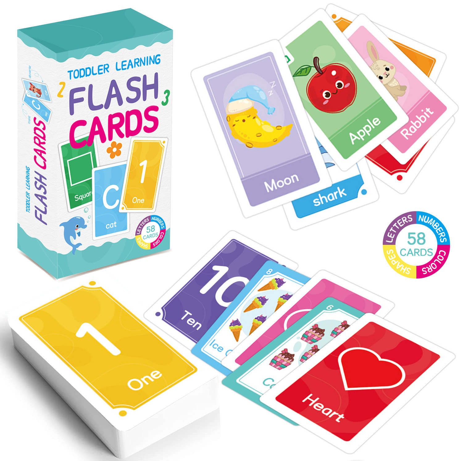 58 ชิ้น ABC ตัวอักษร Flashcard - Abc Kids Early Education บทวิจารณ์และราคา