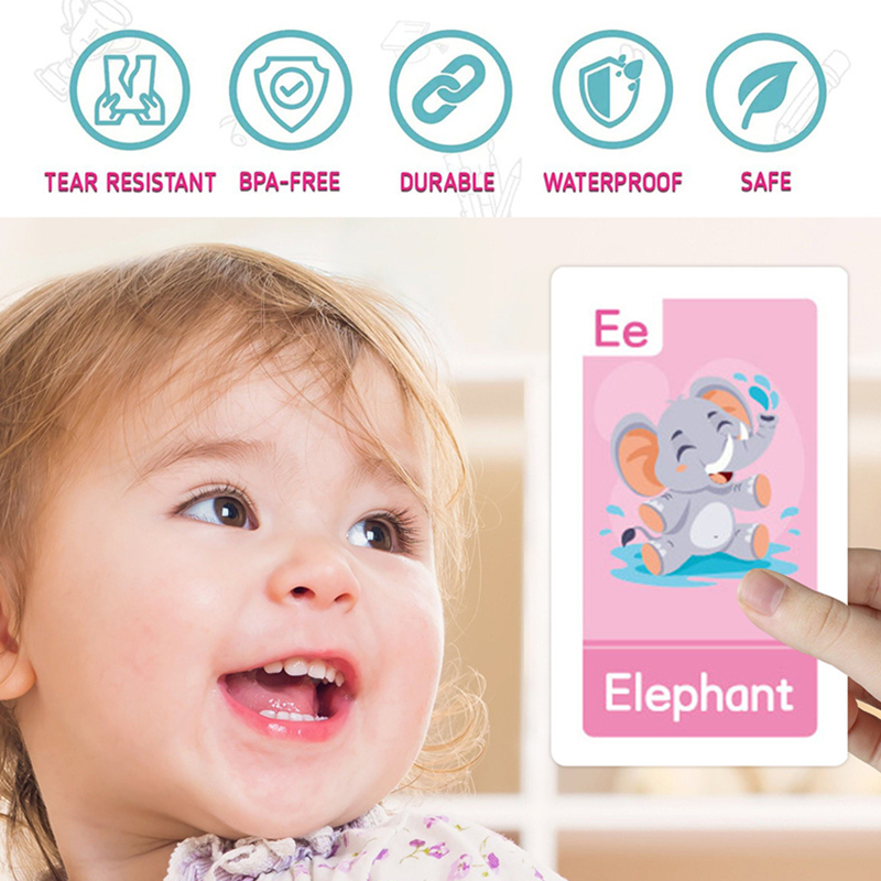 58PCS แฟลชการ์ดตัวอักษร ABC มอ - Abc Kids Early Education บทวิจารณ์และราคา