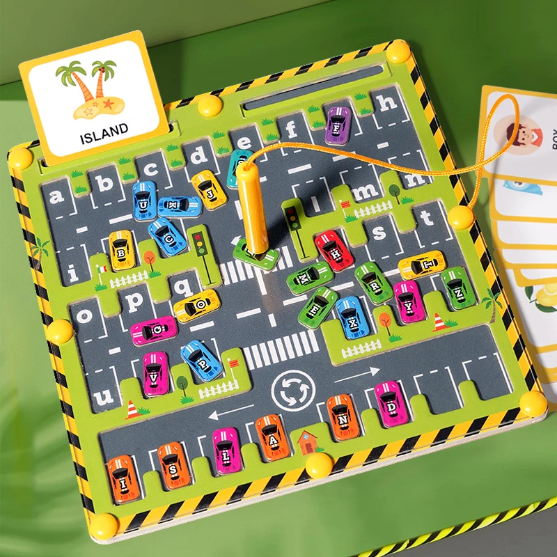 ของเล่นแม่เหล็กตัวอักษรรถยนต์  - Abc Kids Early Education บทวิจารณ์และราคา