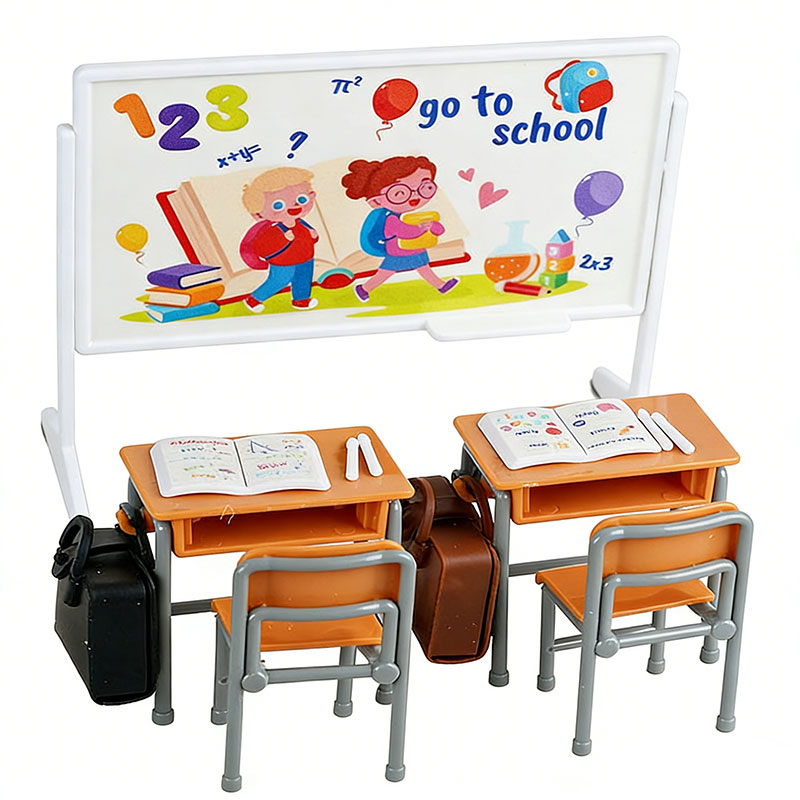 ชุดเฟอร์นิเจอร์ขนาดจิ๋ว โต๊ะแล - Kids Education Desk บทวิจารณ์และราคา
