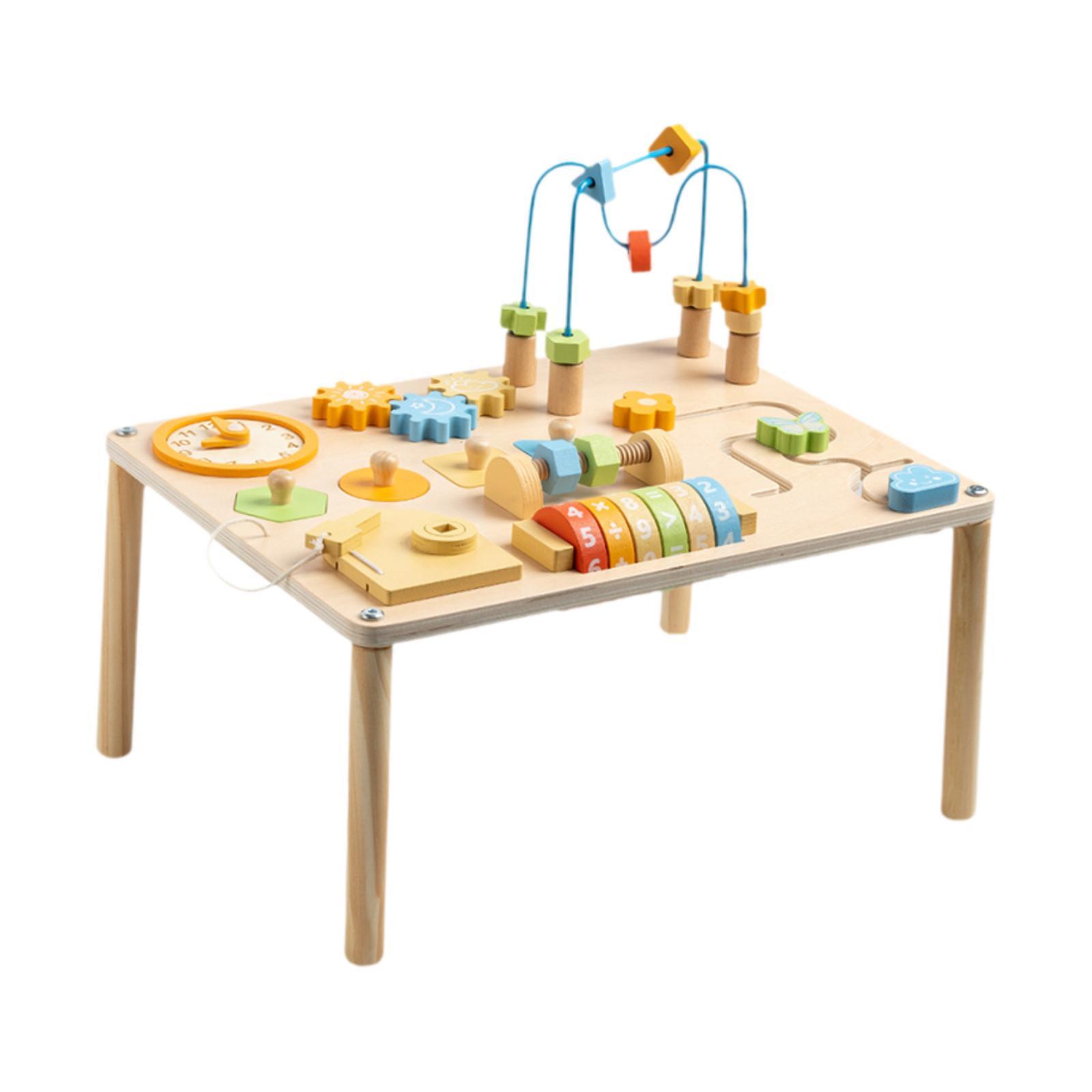 โต๊ะกิจกรรมเสริมพัฒนาการ รูปทร - Kids Education Desk บทวิจารณ์และราคา