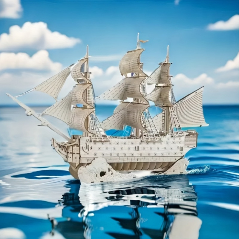 DIY เรือใบเรือของเล่น 3D ปริศน - Kids Education Desk บทวิจารณ์และราคา