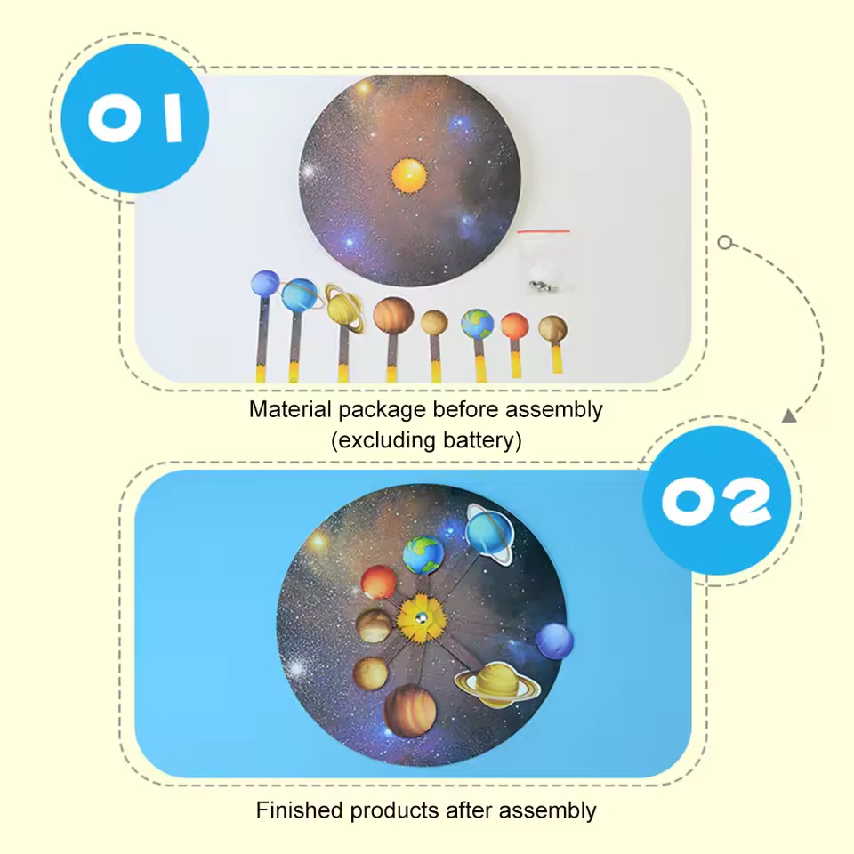 ชุดประกอบระบบสุริยะจักรวาล DIY - Solar System Model บทวิจารณ์และราคา