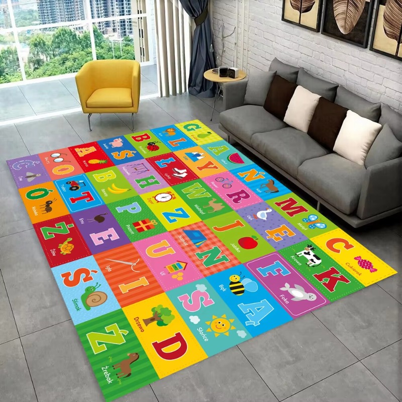 พรมปูพื้นลายการ์ตูน ABC สำหรับ - Abc Kids Early Education บทวิจารณ์และราคา