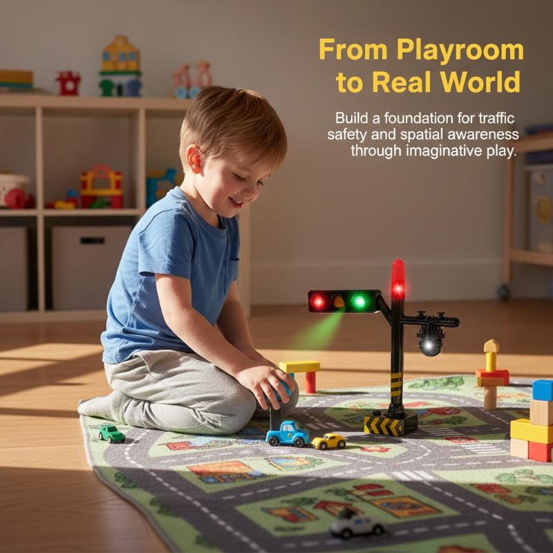 ของเล่นจำลองสัญญาณไฟจราจรขนาดเ - Kids Education Desk บทวิจารณ์และราคา