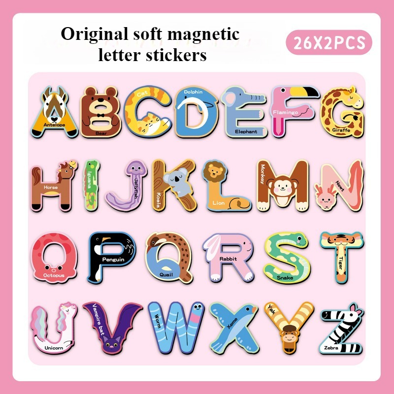 สติ๊กเกอร์ติดตู้เย็นแม่เหล็กตั - Abc Kids Early Education บทวิจารณ์และราคา