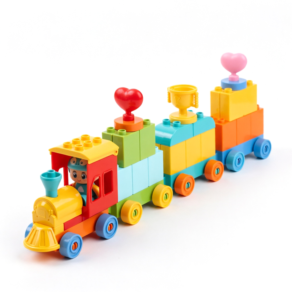 บล็อกตัวต่อขนาดใหญ่ รถไฟ ABC ข - Abc Kids Early Education บทวิจารณ์และราคา