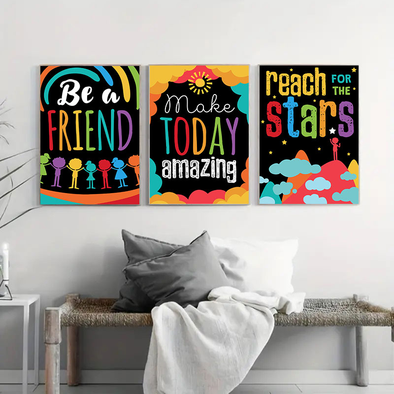สีสันน่ารัก Dream คําคมใหญ่ผ้า - Inspirational Kids Education Quotes บทวิจารณ์และราคา