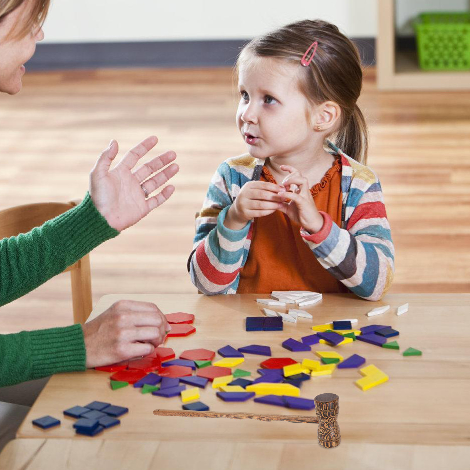 ค้อนผู้พิพากษาทำจากไม้ งานฝีมื - Kids Education Desk บทวิจารณ์และราคา