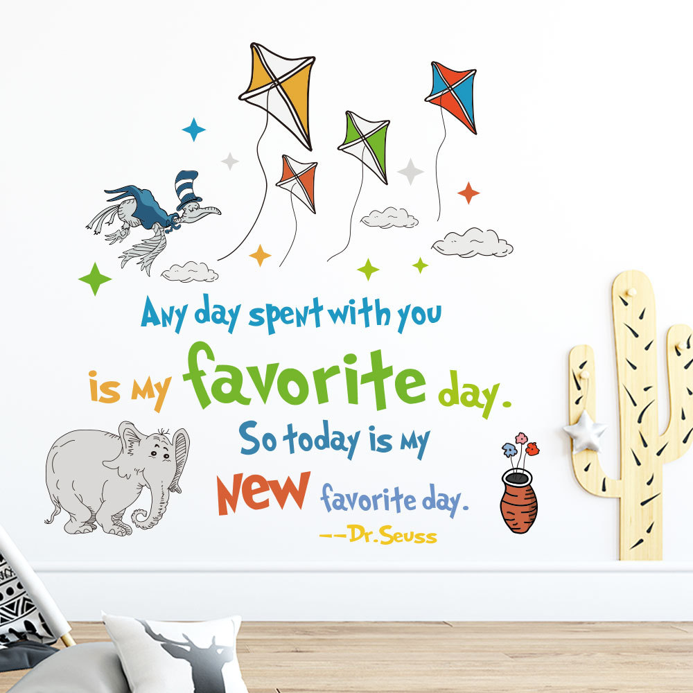 Dr.seuss ที่มีสีสันคำคมสร้างแร - Inspirational Kids Education Quotes บทวิจารณ์และราคา