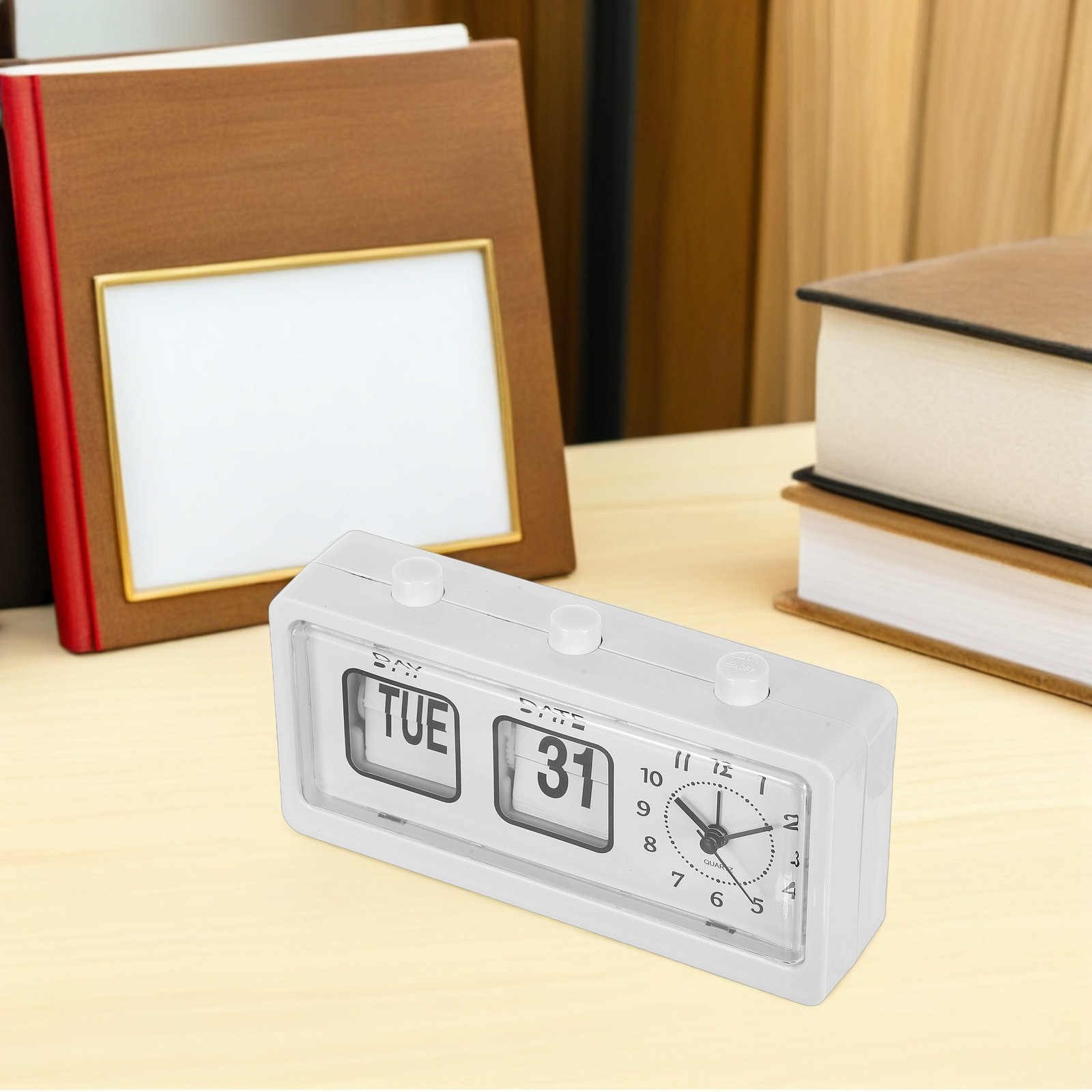 นาฬิกาตั้งโต๊ะแบบพลิกด้วยมือ ส - Kids Education Desk บทวิจารณ์และราคา